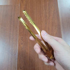 不锈钢冰夹冰块U型夹子面包夹食品夹食物夹水果夹烧烤肉夹柠檬夹