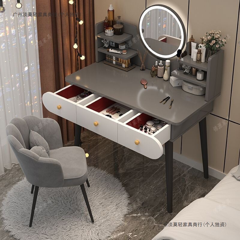 Dressing Table Modern Minimalist Bedroom Dressing Table Dressing Table Small Apartment 2025 New Rental House Accessible Luxury Dressing Table