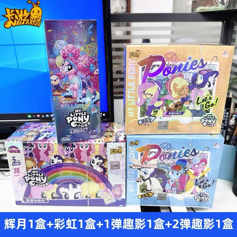 Карточная коллекция Genuine Pony's Poly Card Fun Moon Pack 2 Юаня Пакет 3-й Луна Пакет 75-я Луна Карты В целой коробке