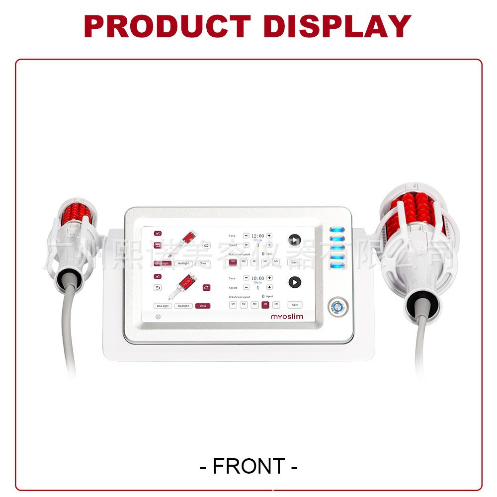 跨境全新外贸款6500W Ems lim RF机2手柄Emszero Neo滚轮磁力瘦