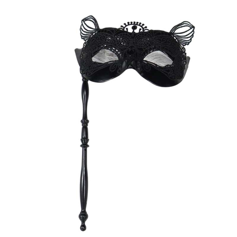 Amazon máscaras de encaje de mano máscaras de mitad de cara máscaras misteriosas de baile de maquillaje de fiesta