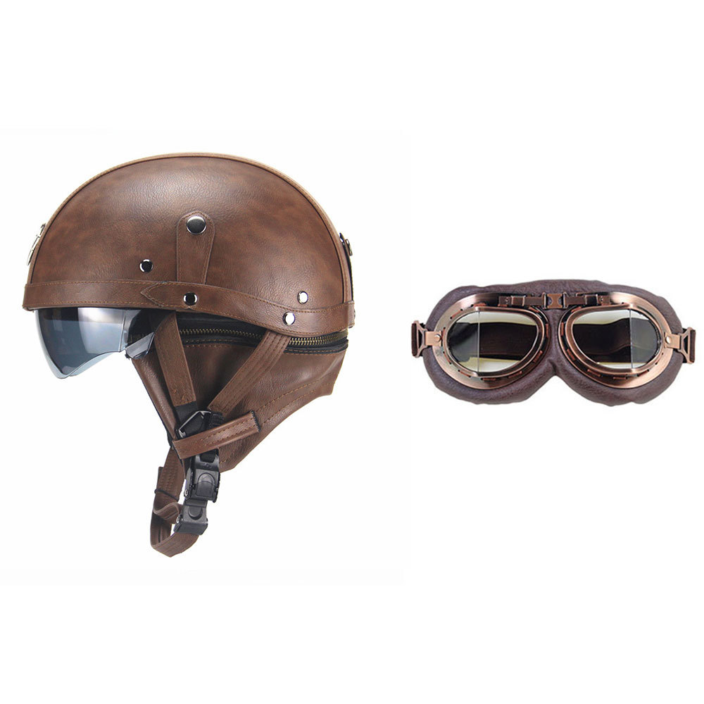 K328 암갈색 헬멧+01 투명시트