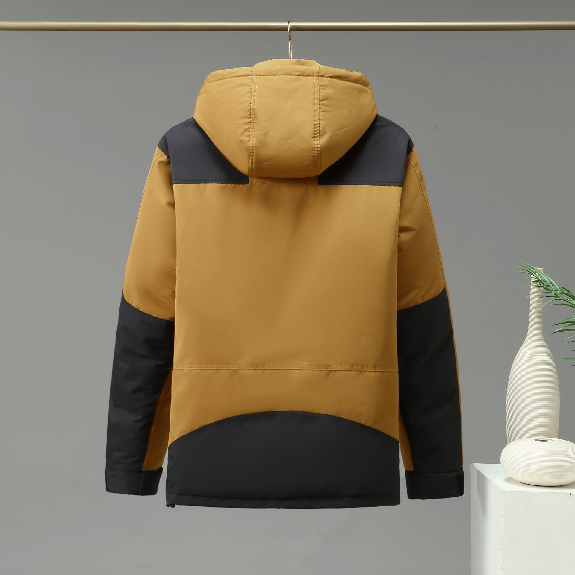 Chaud pour hommes femmes, couple hiver nouveau style, vêtements d'extérieur décontractés en coton tendance et épais pour hommes_voghion.com