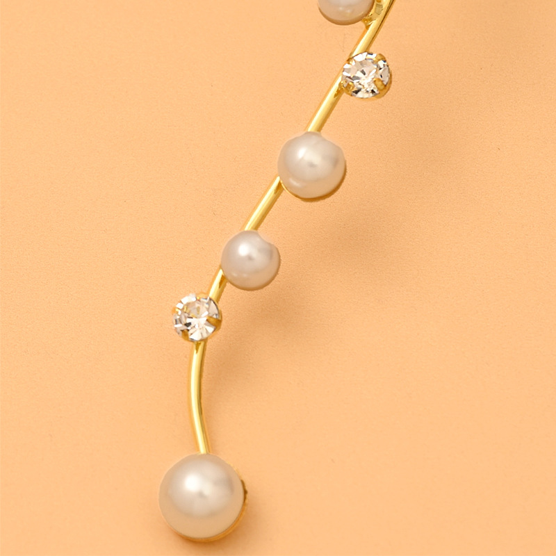 Nuevo collar de perlas transfronterizas de alta calidad para mujeres collar abierto asimétrico accesorios de temperamento Collar