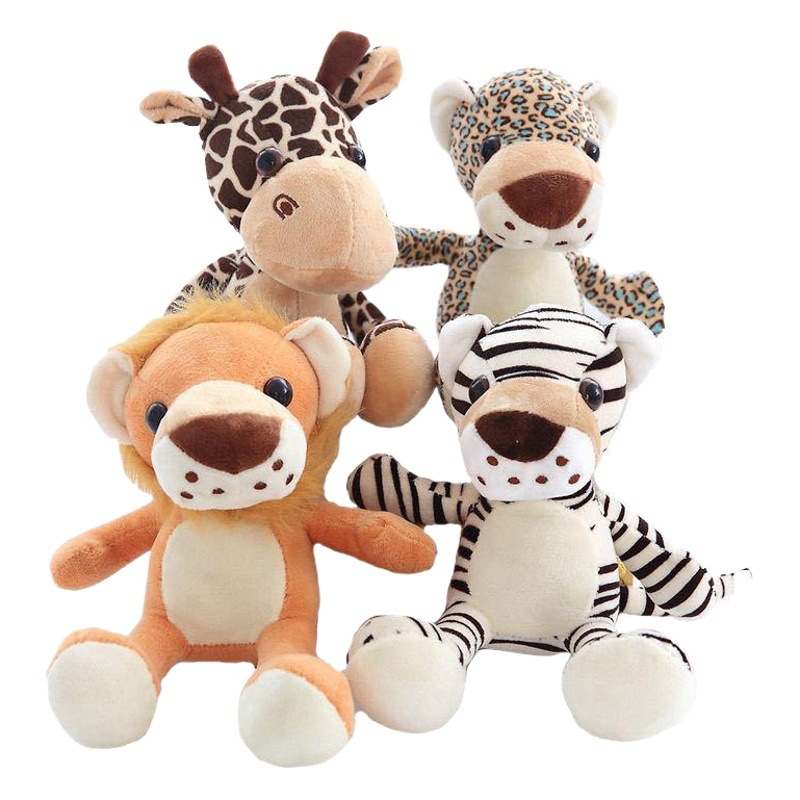Nuevo estilo muñeca rascarse máquina de peluche bosque animal selva cuatro hermanos boda lanzar niños rascarse máquina muñeca
