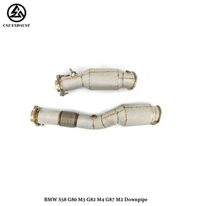 BMW S58 M3 G80/M4 G82/M2 G87 3.0T katalitik konvertor qlutan borusu üçün