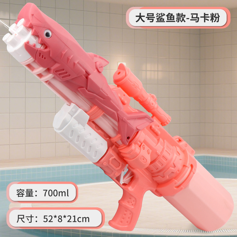 子供用特大サイズのガトリング水鉄砲のおもちゃの引き出し式の高圧大容量のアウトドア水鉄砲の夏の砂浜は水を打って戦います。