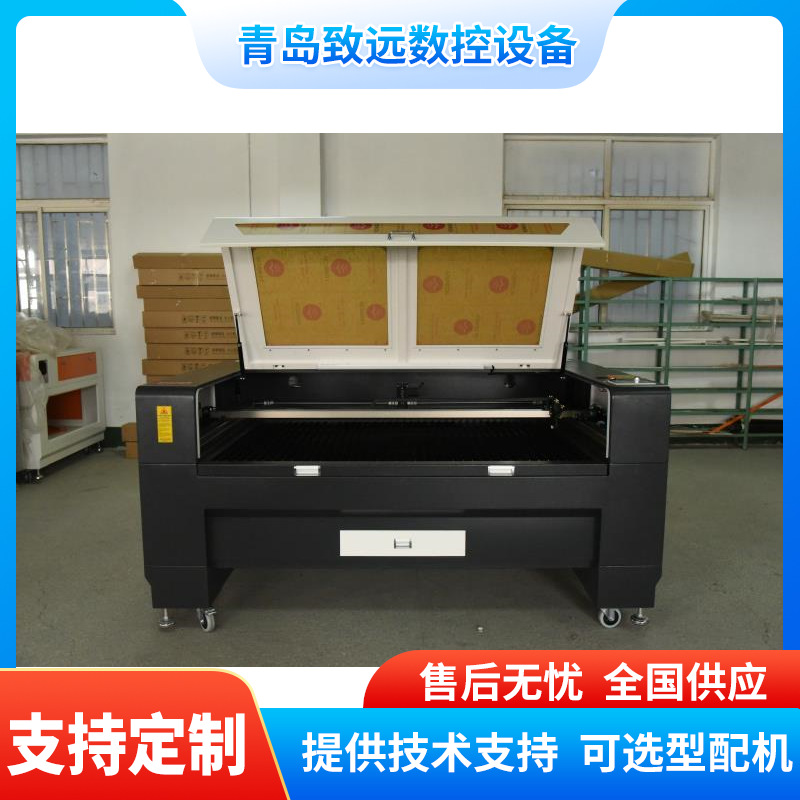 皮革PU料卷料激光裁切机双头激光切割上料机毛毡毛绒玩具切割机