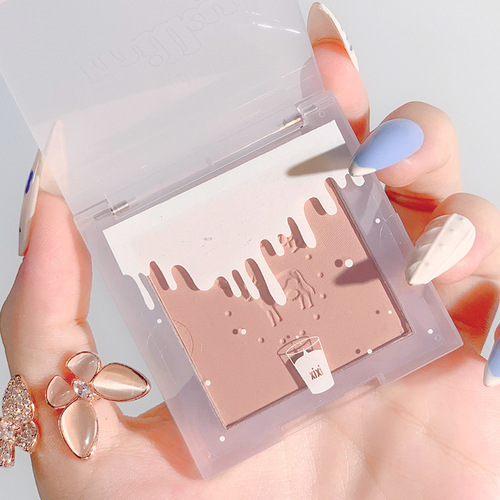 xixi Milk Galaxy Soft Mist Blush Novice Small and Portable Natural Nude Makeup Matte Bean Paste Milk Tea Student Affordable