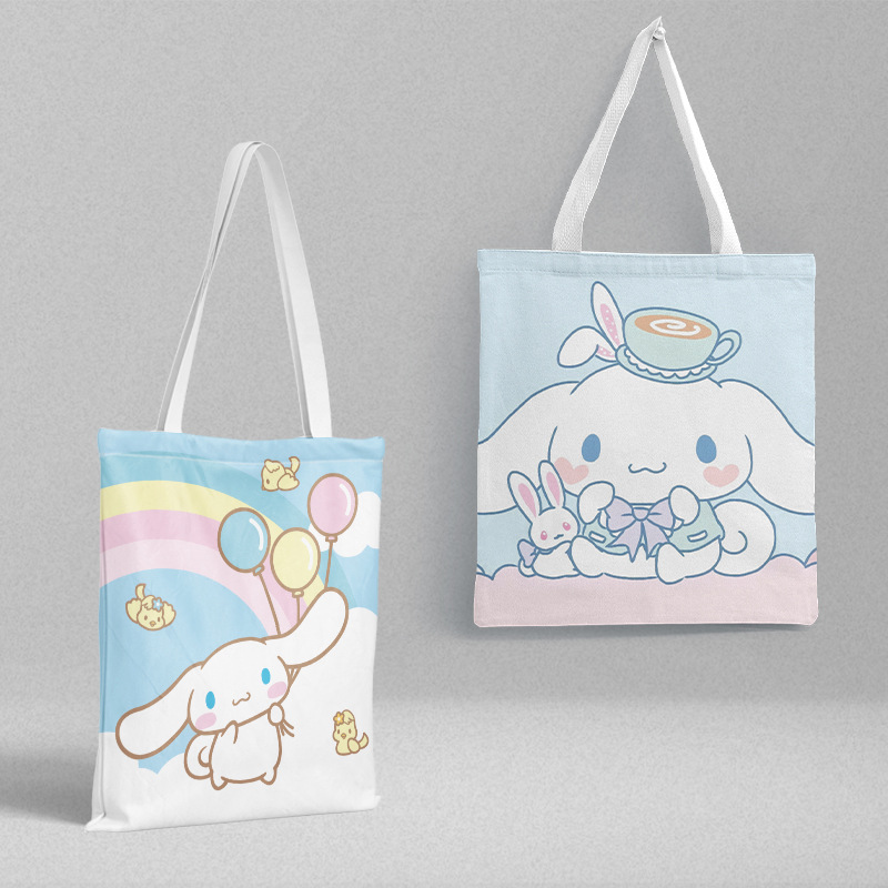 Bolsa de lona Sanli Gull pequeña fresca y simple estilo ins versión coreana hermosa bolsa de hombro bolsa de compras portátil al por mayor