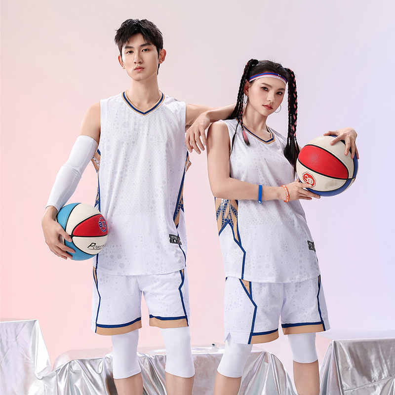 バスケットボールの服のスーツの男性のユニフォームの大学生の試合のユニフォームの服の夏の訓練服のスポーツベストはバスケットボールの服を印刷します。|undefined