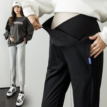 实拍现货新款季秋款孕妇裤百搭低腰外穿休闲裤宽松运动打底长裤