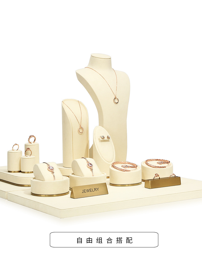 A042-(22-65)米白色超纤金属底橱窗-(旭跃)详情页