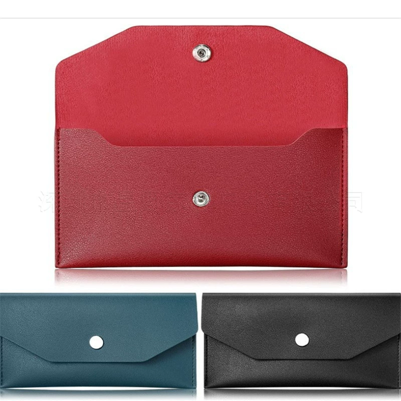 Multicoloured wallet, fashionable long storage system, gold clip