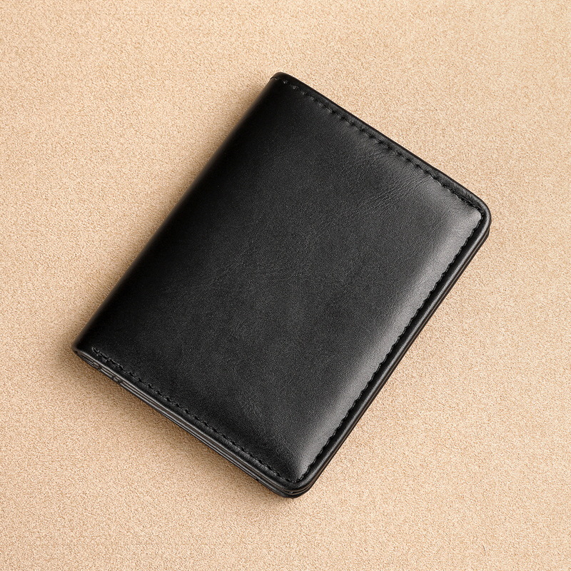 Cartera de hombre 2024 nueva cartera de cuero corta cartera cartera de tarjeta de licencia de conducir cartera de hombre cartera de cuero