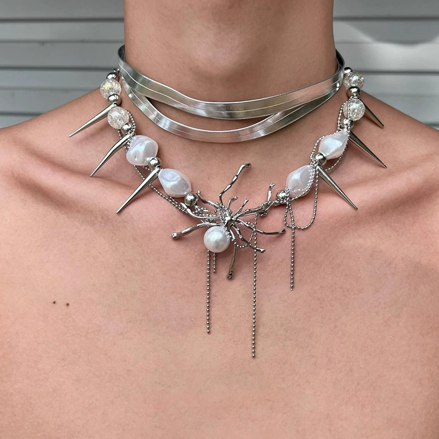 Чокер цепь ожерелье,punk-key-сумка аксессуар, акцент 2 карата, модная вещь 2024 года