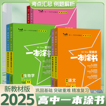 25新版一本涂书高中通用语数英物化知识点汇总讲解工具书学霸手写