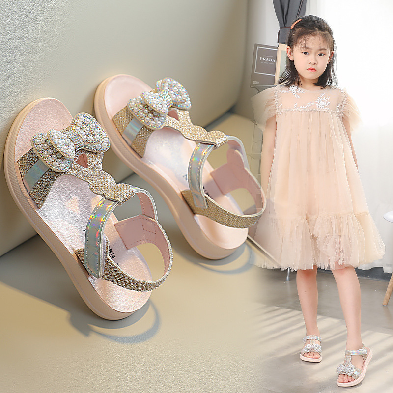 儿童凉鞋女童鞋子2021夏季新款宝宝鞋女孩公主鞋软底防滑中大童鞋
