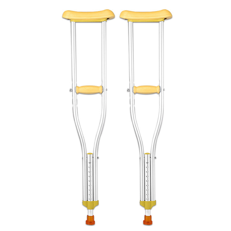 Home-Use Anti-Slip and Anti-Fall Single-Leg Cane for the Elderly, Underarm Cane, Stainless Steel Thickened Aluminum Alloy, Adjustable