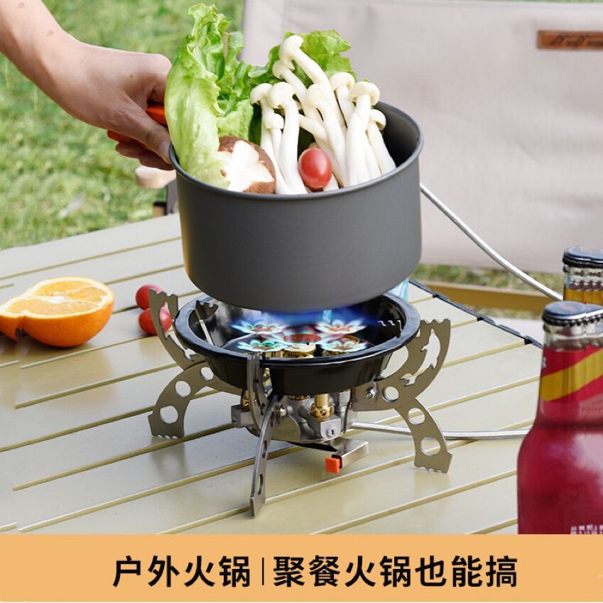 抖音同款折叠卡式炉炉野外飞碟分体燃气烧水炉具便携式猛火蜘蛛炉