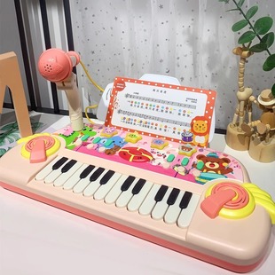 Children's Educational Toys Electronic Keyboard Multi-Functional Simulation Piano Musical Instrument Interactive Early Education School Institution Gift Procurement