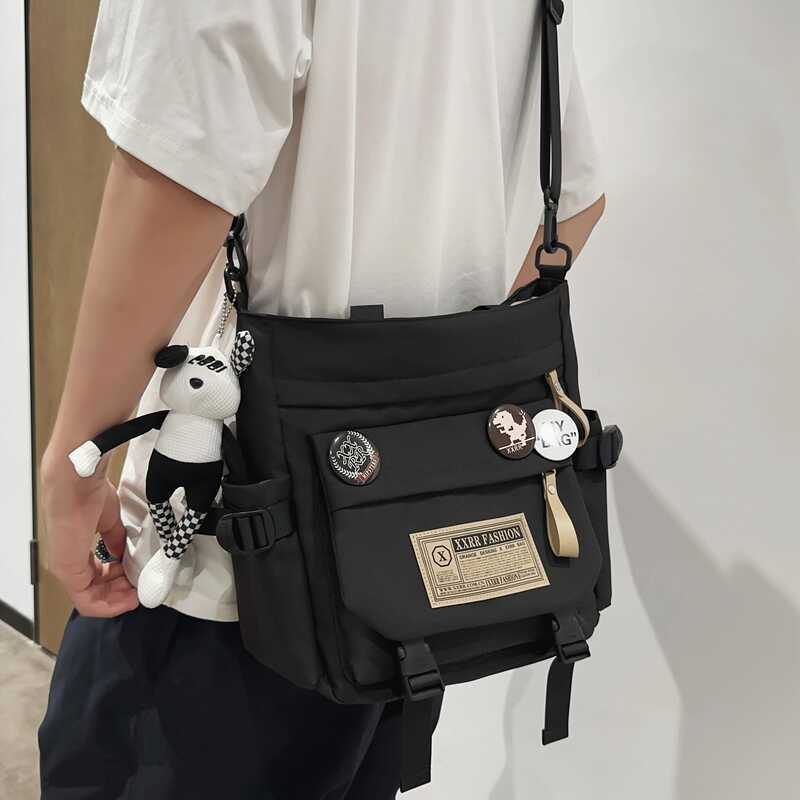 Japanese retro waterproof capacious one-shoulder bag lightweight for…