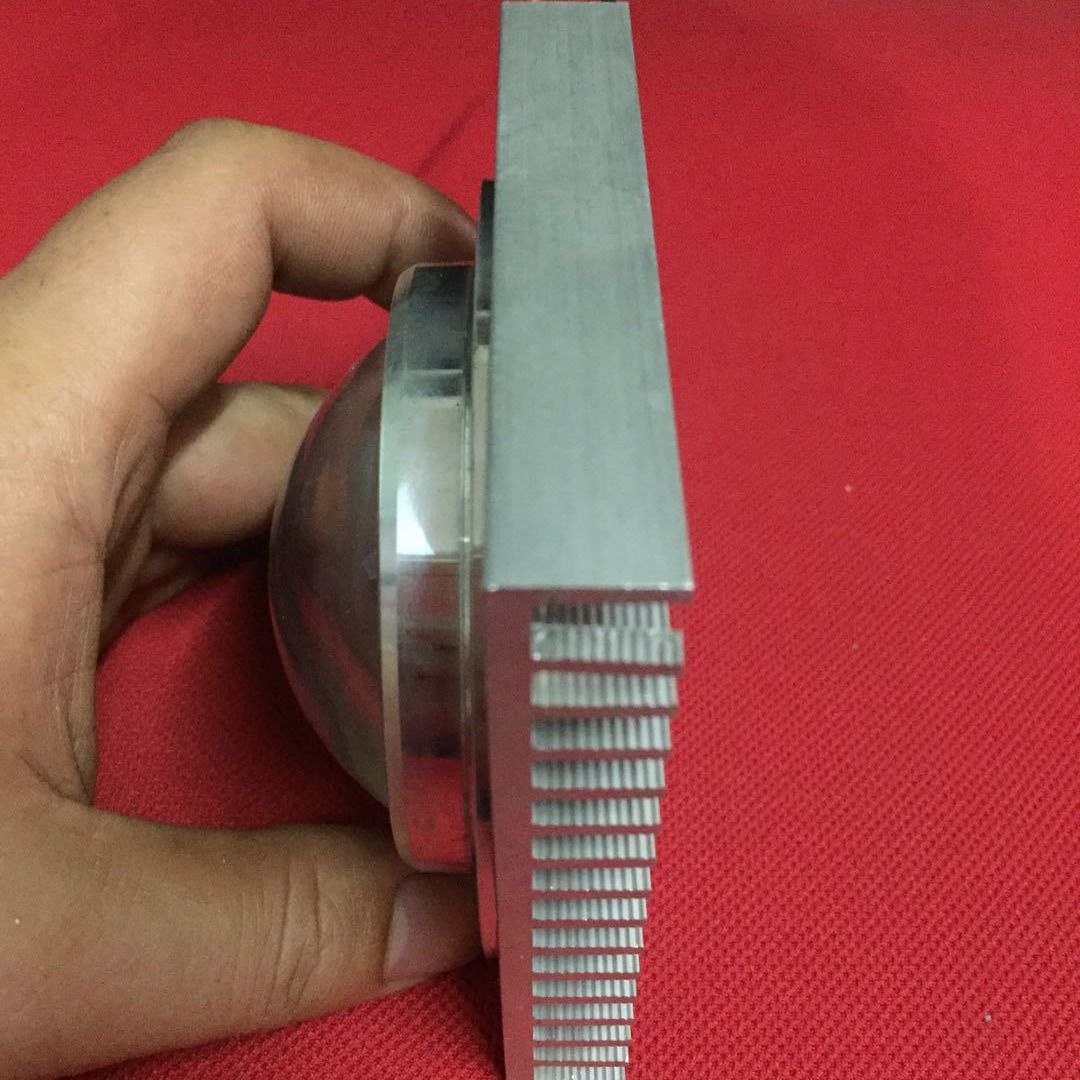 COB灯LED散热器铝合金梳子型散热板量子板植物灯大功率散热补光灯