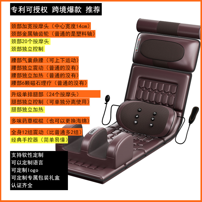 크로스보더 인기특허 라이센스 5종세트 (프레스가죽 + 작은다리 + 목마사 + 진동 + 모터12세트 + 허리온찜질 + 허리걸레 + 허리자석치료 6개)