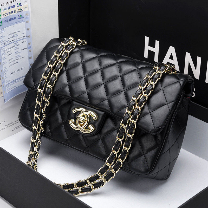 Black g buckle (wearing leather gold chain) large size