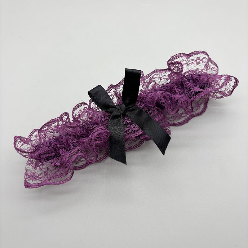 Nuevos productos transfronterizos japoneses de encaje arco de pierna anillo de novia accesorios de vestido de boda muslo correa de pierna de boda cubierta de pierna