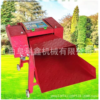 出口移动方便的电动铡草机 农用干湿两用碎草机 鲜玉米秸秆铡切机