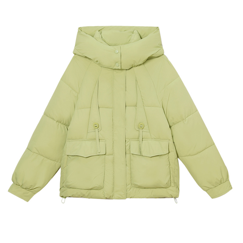 Comercio exterior algodón mujer 2025 nuevo invierno estudiantes corto de moda casual pequeño chaqueta de pan caliente image 5