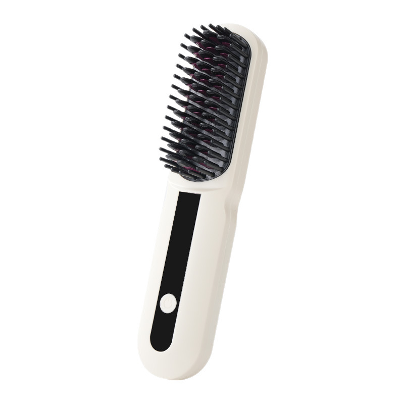 アマゾン 新型 液晶ワイヤレスマイナスイオン ヘアケア ポータブル ストレート＆カール両用 充電式ヘアブラシ|undefined