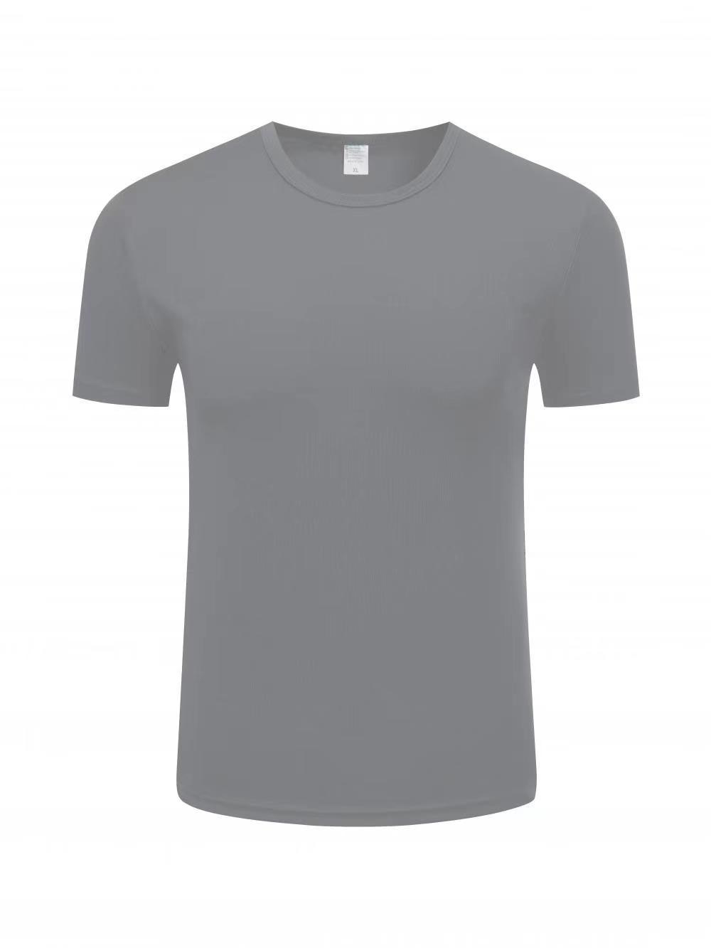 130 gramos de secado rápido camiseta de cuello redondo impresión logotipo de manga corta2025 camiseta publicitaria personalizada de verano ropa de grupo para hombres y mujeres