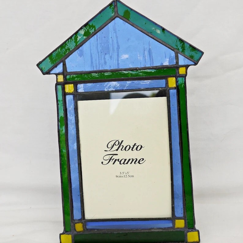 European-Style Popular Stained Glass Home Decoration Photo Frame Ornament 4*6inch Photo Paper Back-To-School Season Creative Gift Customization European-Style Popular Stained Glass Home Decoration Photo Frame Ornament 4*6inch Photo Paper Back-To-School Season Creative Gift Customization
