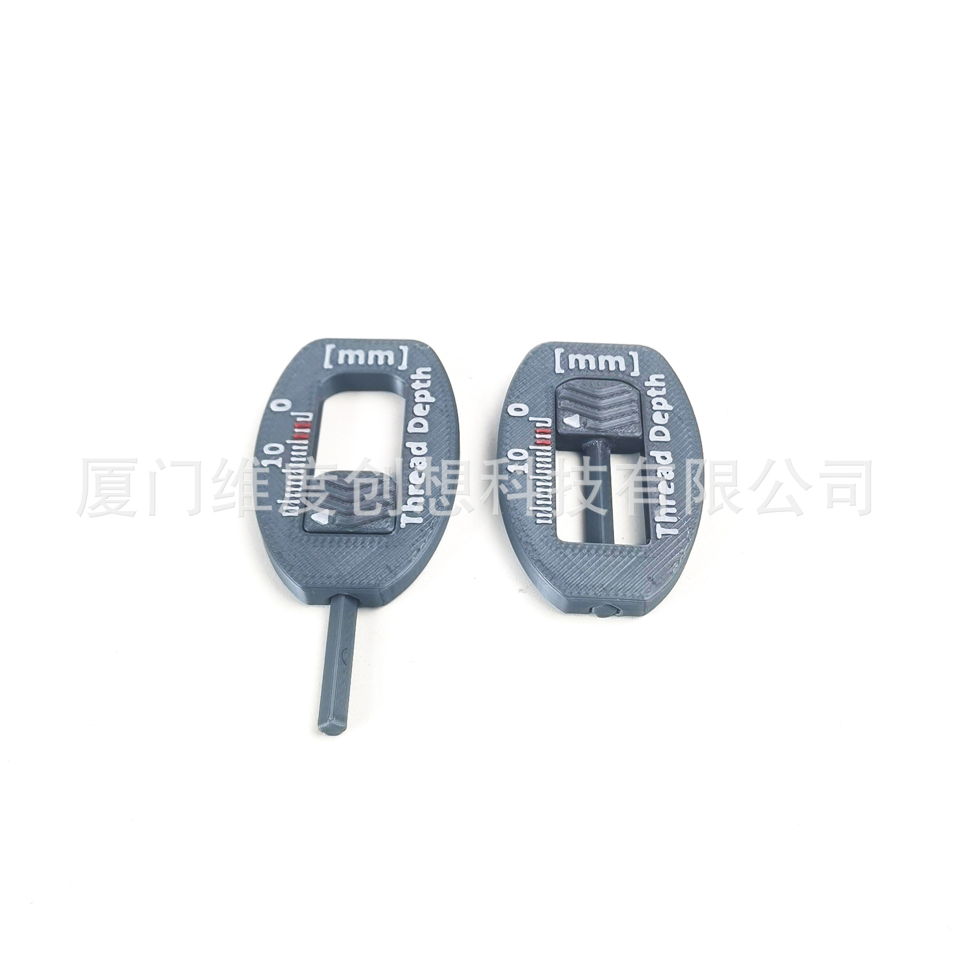 Nuevos productos transfronterizos impresos en 3D para medir la profundidad de la banda de rodadura de neumáticos, herramientas creativas de detección de desgaste necesarias para los propietarios