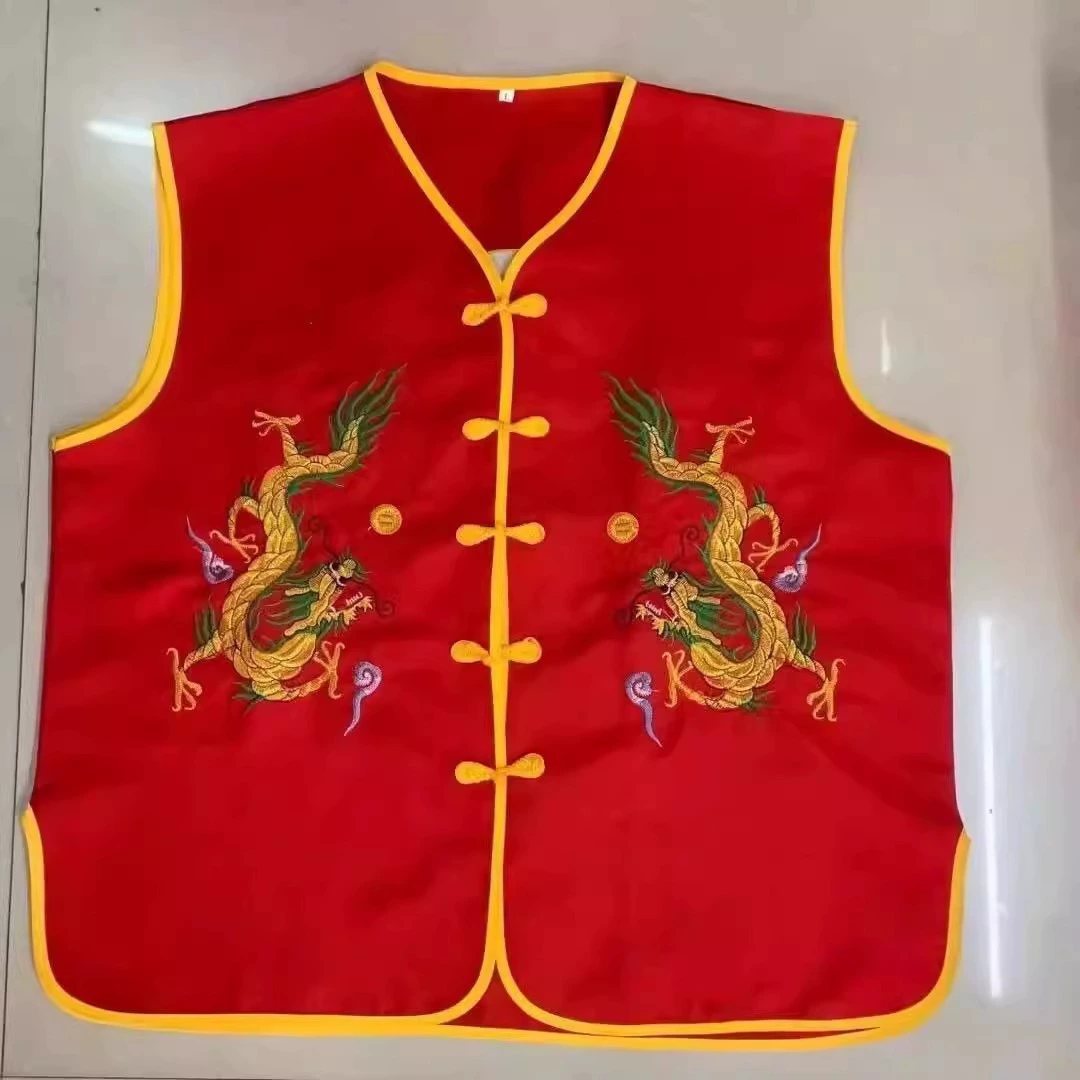 Красная одежда для поклонения Будде, одежда для добровольцев храма и даосского храма, жилет, одежда для храмовой ярмарки, одежда для путешествующих богов и благовоний, одежда для поклонения предкам.