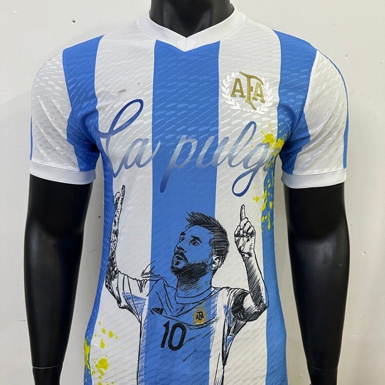 25-26 Club Football Uniforms Barcelona Jerseys Cross-Border Sports T-Shirts Messi Brazil Germany National Team