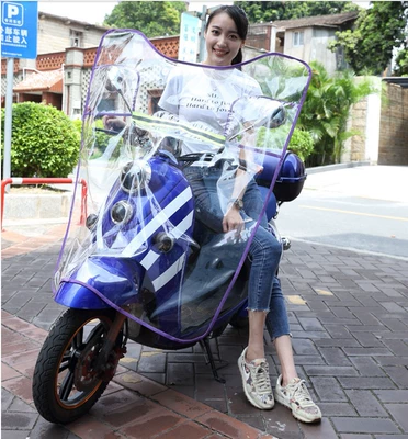 Motorcycle front windshield | windshield windshield - wind-deflector-purple-edge-upgraded