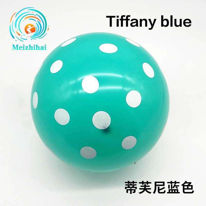 12 pulgadas de espesor ins transparente colorido lunares globo bebé niños fiesta de cumpleaños decoración globo de látex