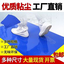 粘尘垫可撕式粘灰尘脚垫无尘室车间门口沾灰地垫鞋底沾尘垫粘尘贴