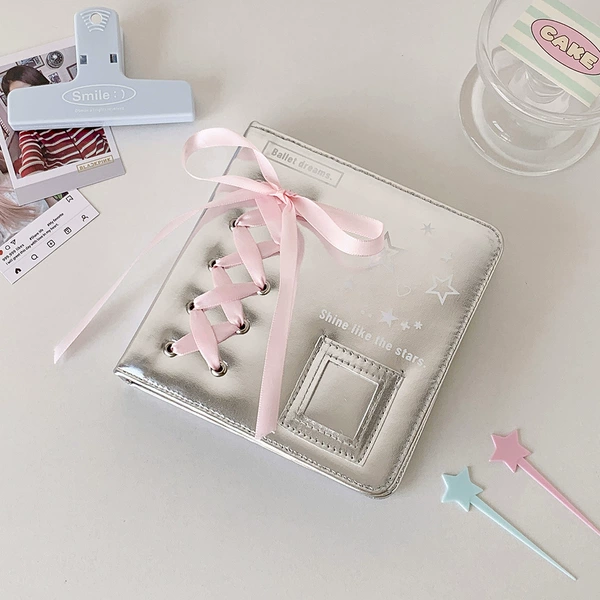 A7 silver card book (case only)