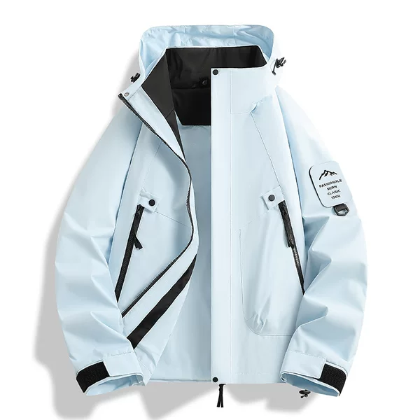 Couple Style Windbreaker, Single-Layer Thin Spring and Autumn Windbreaker, Windproof and Water-Repellent Sports Windbreaker, Hooded Windbreaker