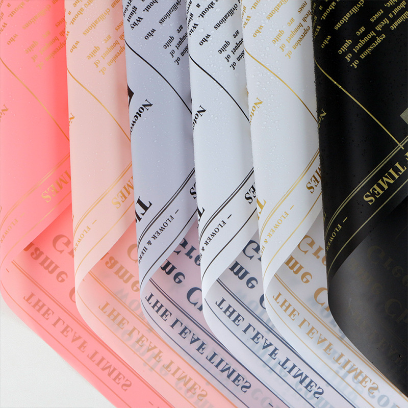 欧式英文报韩束纸鲜花包装材料花艺礼盒礼品包装纸鲜花店 包花纸