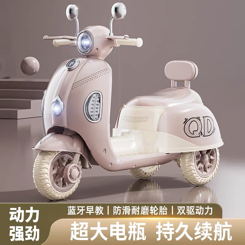 motocicleta de tricicletas para niños, pequeño mulán para niños de 1 - 3 años de edad, vehículo de equilibrio anti-rollback, patina para niños