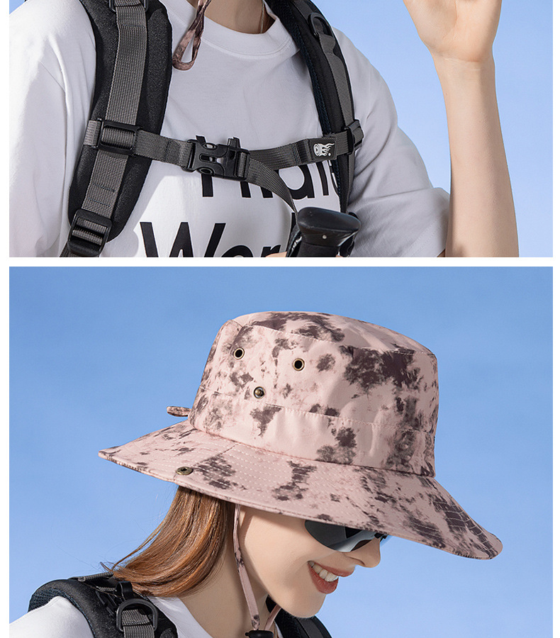 Women's Elegant Simple Style Classic Style Color Block Flat Eaves Bucket Hat display picture 2