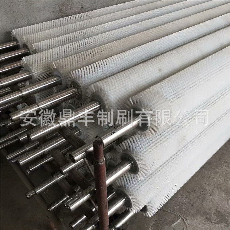 刷业厂家生产毛刷辊尼龙丝毛刷辊清洗辊缠绕式清洁高效高效清洗