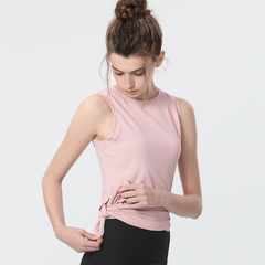 Yoga wear, women's sleeveless sports vest, women's outer wear, tight-fitting, quick-drying fitness wear, short-sleeved gymnastics running top