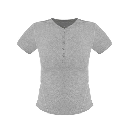 2025 Henry small v-neck yoga short-sleeved slim fit versatile sports top breathable running training fitness dance T-shirt