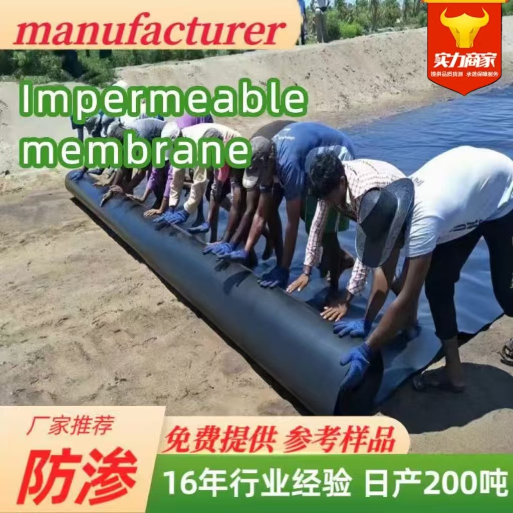 猪场沼气池土工膜1.5mm垃圾填埋场覆盖防渗膜高密度聚乙烯土工膜